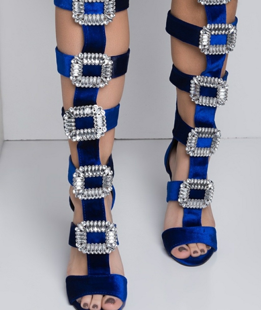 Cape Robbin, electric blue gladiators